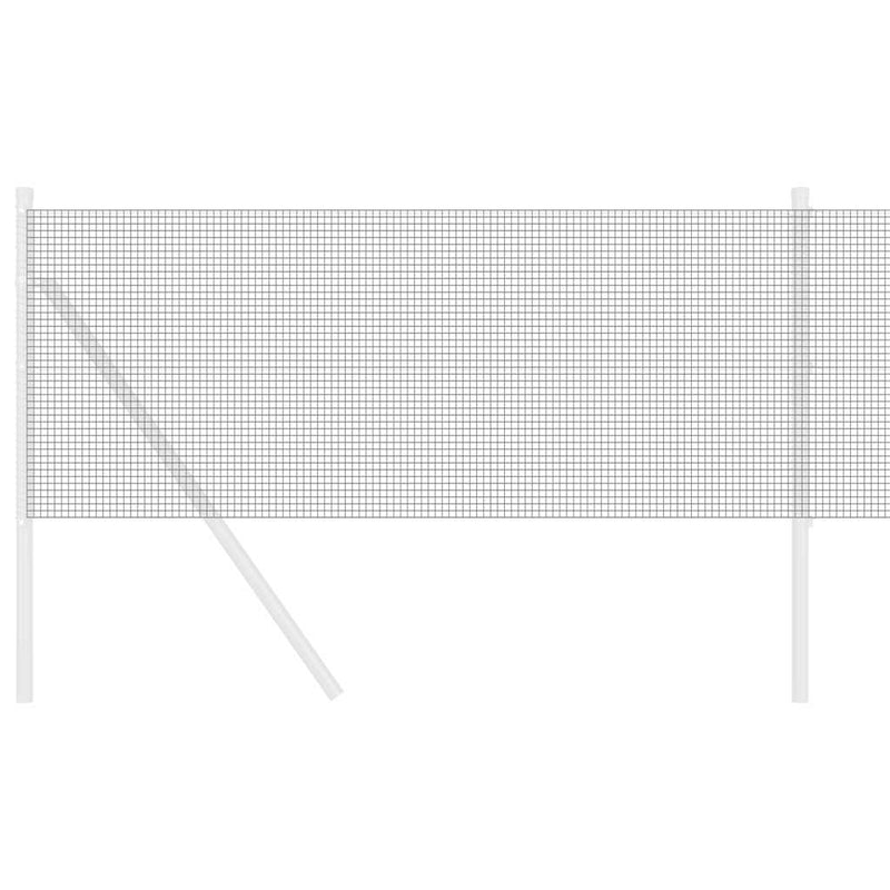 vidaXL Hegesztett Drótháló Kerítés Szürke 0.8 x 10 m Acél