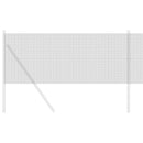 vidaXL Hegesztett Drótháló Kerítés Szürke 0,4 x 25 m Acél