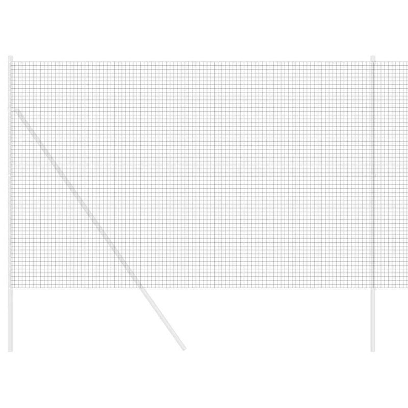 vidaXL Hegesztett Drótháló Kerítés Szürke 1.6 x 25 m Acél