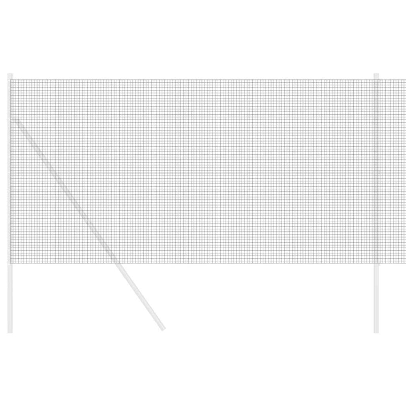 vidaXL Hegesztett Drótháló Kerítés Szürke 1.4 x 50 m Acél