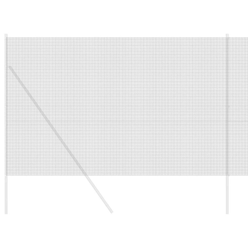 vidaXL Hegesztett Drótháló Kerítés Szürke 1.5 x 50 m Acél