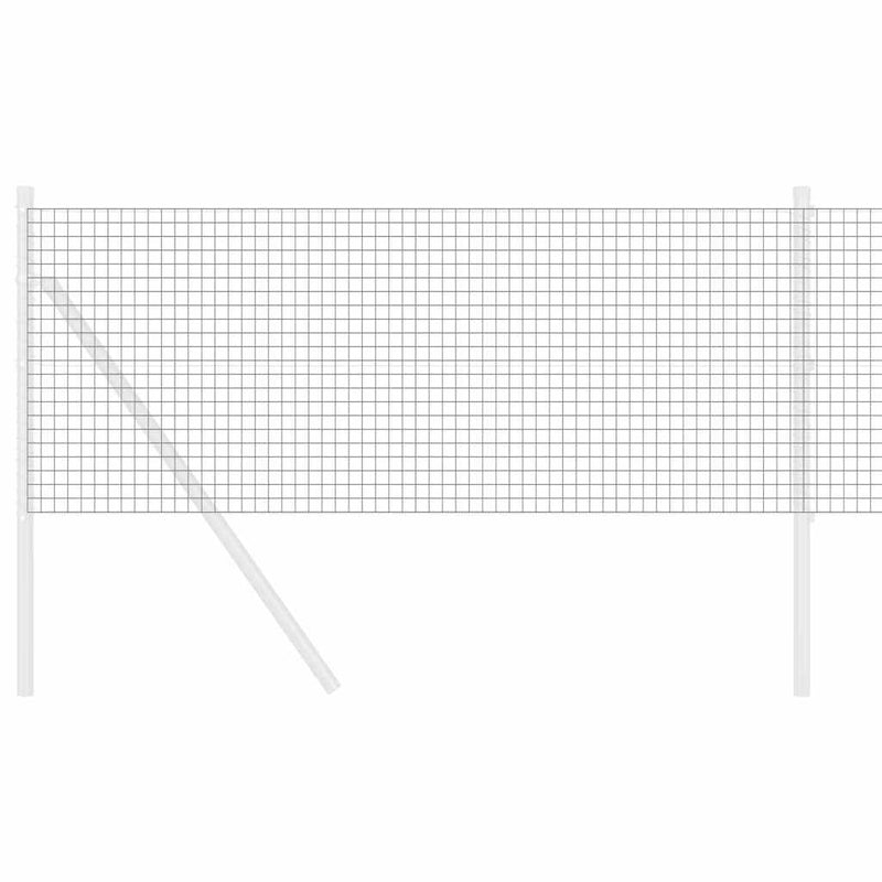 vidaXL Hegesztett Drótháló Kerítés Szürke 0.8 x 100 m Acél
