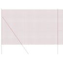 vidaXL Hegesztett Drótháló Kerítés Piros 1.5 x 25 m Acél