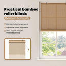 vidaXL Roletta Barna 80 x 160 cm Bambusz