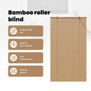 vidaXL Roletta Barna 90 x 160 cm Bambusz