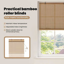vidaXL Roletta Barna 90 x 160 cm Bambusz