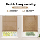 vidaXL Roletta Barna 120 x 220 cm Bambusz