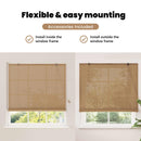 vidaXL Roletta Barna 140 x 220 cm Bambusz