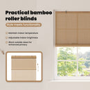 vidaXL Roletta Barna 150 x 160 cm Bambusz