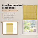 vidaXL Roletta Sárga 60 x 220 cm Bambusz