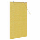 vidaXL Roletta Sárga 90 x 160 cm Bambusz
