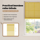 vidaXL Roletta Sárga 90 x 220 cm Bambusz