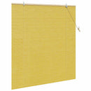 vidaXL Roletta Sárga 140 x 160 cm Bambusz