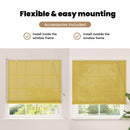 vidaXL Roletta Sárga 150 x 220 cm Bambusz