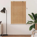 vidaXL Roletta függönyökkel Természet 110 x 160 cm bambusz
