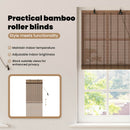 vidaXL Roletta Barna 60 x 220 cm Bambusz