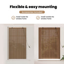 vidaXL Roletta Barna 80 x 160 cm Bambusz