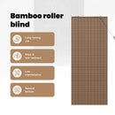 vidaXL Roletta Barna 80 x 220 cm Bambusz