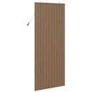 vidaXL Roletta függönyökkel Barna 80 x 220 cm bambusz