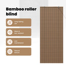 vidaXL Roletta Barna 90 x 220 cm Bambusz