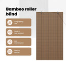 vidaXL Roletta Barna 100 x 160 cm Bambusz