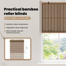 vidaXL Roletta Barna 100 x 160 cm Bambusz