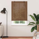 vidaXL Roletta függönyökkel Barna 100 x 220 cm bambusz