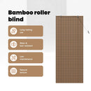 vidaXL Roletta Barna 100 x 220 cm Bambusz