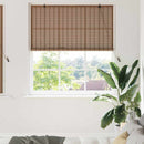 vidaXL Roletta Barna 150 x 160 cm Bambusz