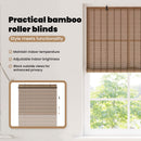 vidaXL Roletta Barna 150 x 220 cm Bambusz