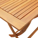 vidaXL Sydney Téglalap Asztal Barna 110 x 55 x 75 cm Tömör Akácfa