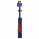 vidaXL Tejkefék Állítható Piros és kék 84 x 10 x 91 cm PVC