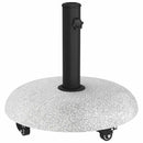 vidaXL Napernyőtalp 21kg Világosszürke Beton Kerek