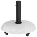 vidaXL Napernyőtalp 21kg Világosszürke Beton Kerek
