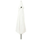 vidaXL Kerti napernyő Fehér és fekete 395 x 395 x 245 cm