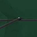 vidaXL Kerti napernyő Zöld és Fekete 395 x 395 x 245 cm