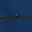 vidaXL Kerti napernyő Kék és Fekete 395 x 395 x 245 cm