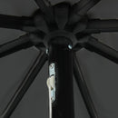 vidaXL Kerti napernyő Antracit és fekete 395 x 395 x 245 cm