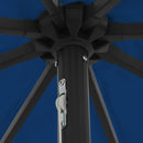 vidaXL Kerti napernyő Kék és Fekete 395 x 395 x 245 cm