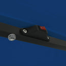 vidaXL Kerti napernyő Kék és Fekete 395 x 395 x 245 cm