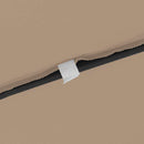 vidaXL Kerti napernyő Taupe és Fekete 295 x 295 x 245 cm