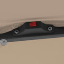 vidaXL Kerti napernyő Taupe és Fekete 295 x 295 x 245 cm