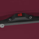 vidaXL Kerti napernyő Piros és Fekete 295 x 295 x 245 cm