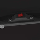 vidaXL Kerti napernyő Fekete 295 x 295 x 245 cm Poliészter és acél