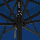 vidaXL Kerti napernyő Kék és Fekete 295 x 295 x 245 cm