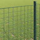 vidaXL Európai Kerítés Zöld 0,4 x 10 m PVC-bevonatú vas