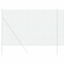 vidaXL Európai Kerítés Zöld 1.5 x 10 m PVC-bevonatú vas