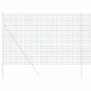 vidaXL Európai Kerítés Zöld 1,6 x 10 m PVC-bevonatú vas