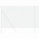 vidaXL Európai Kerítés Zöld 1.5 x 10 m PVC-bevonatú vas