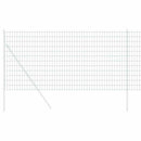vidaXL Európai Kerítés Zöld 0,4 x 10 m PVC-bevonatú vas
